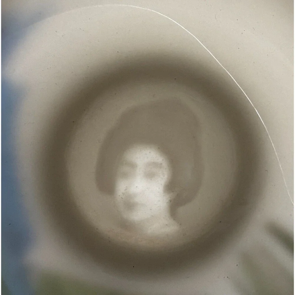 Kutani Lithophane Tea Set, Geisha Demitasse Cups
